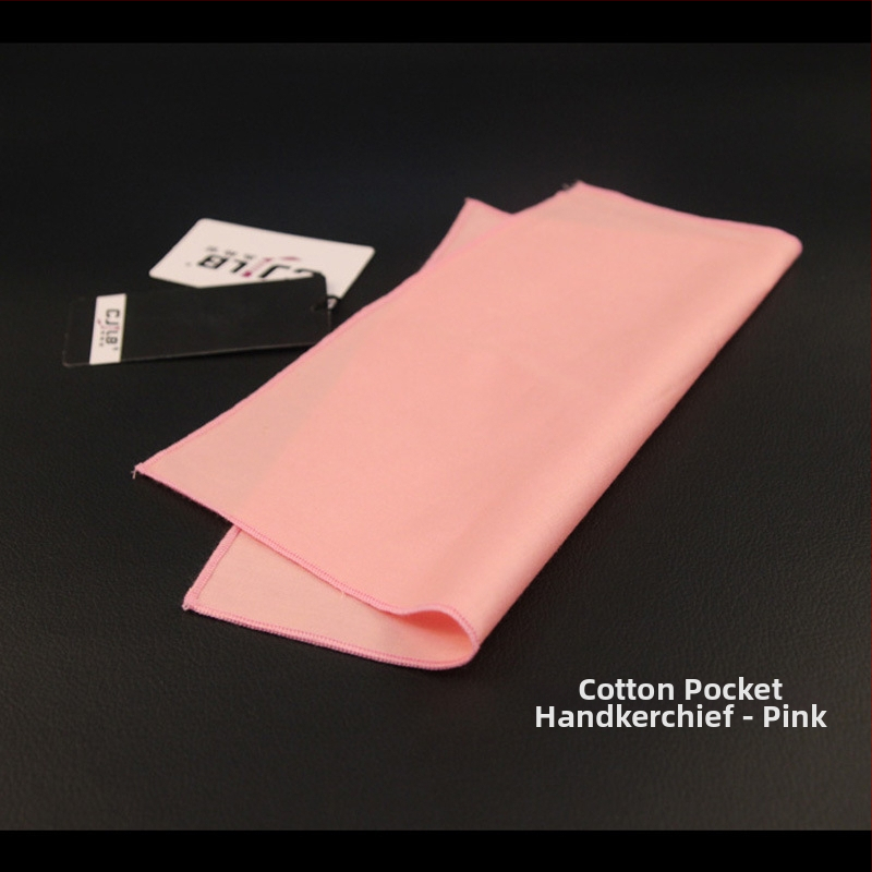 Kišeninis rankšluostis iš medvilnės, monohrominis, madingas, tie-dye apdaila, universalus