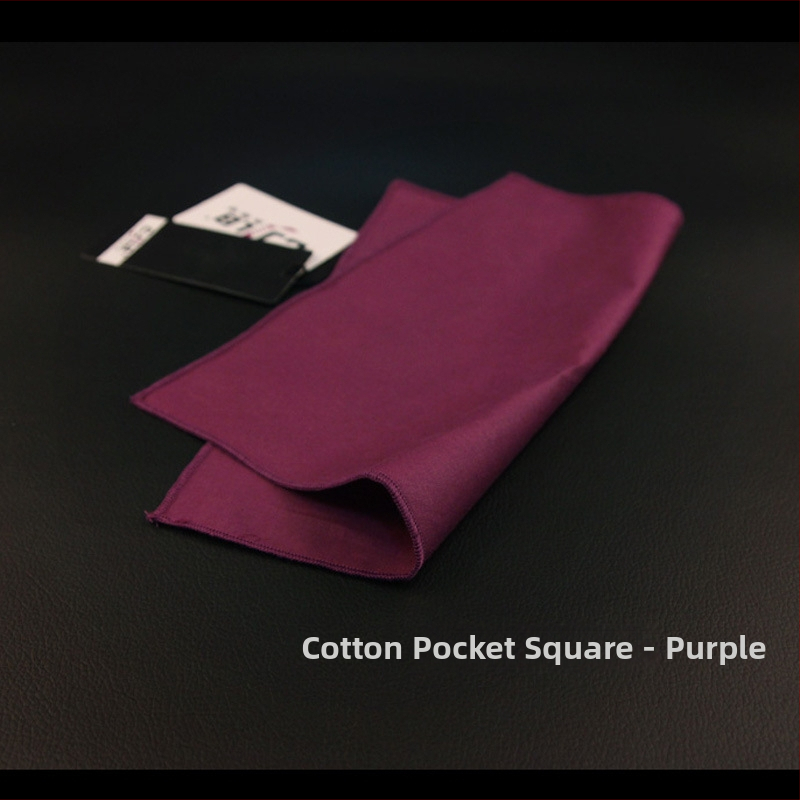 Kišeninis rankšluostis iš medvilnės, monohrominis, madingas, tie-dye apdaila, universalus