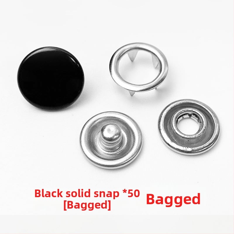 Метални snap копчета с пет щипки, скрити за дрехи — сплав, комплект за монтаж; подходящи за дънки, шапки, ризи, якета и чанти