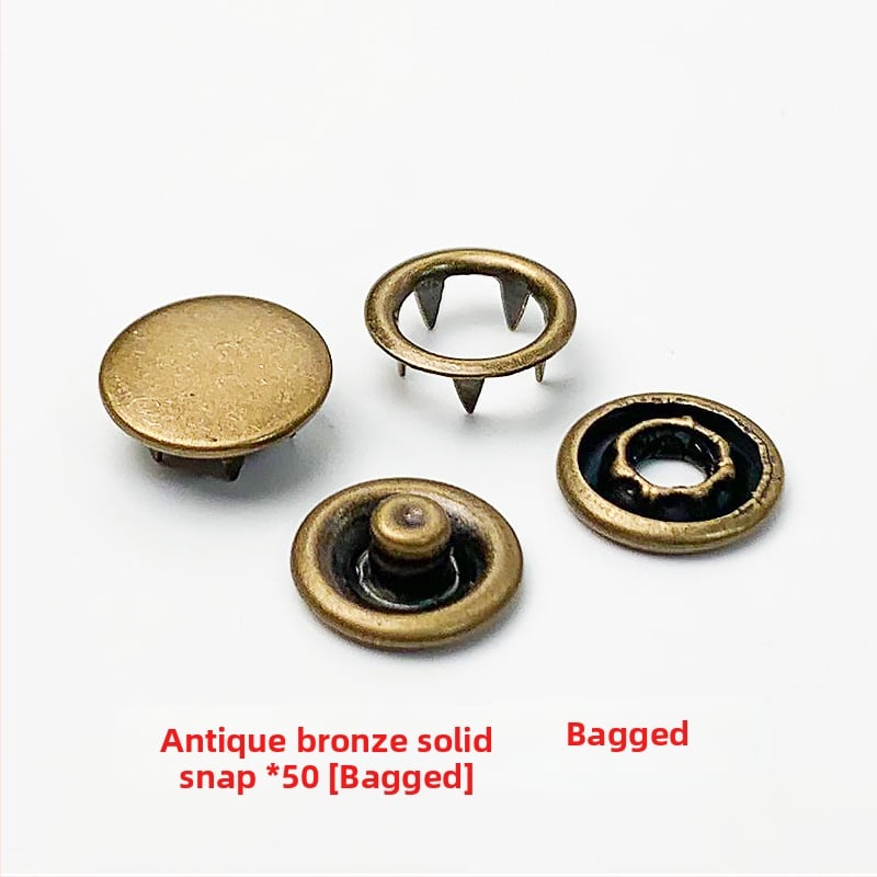 Метални snap копчета с пет щипки, скрити за дрехи — сплав, комплект за монтаж; подходящи за дънки, шапки, ризи, якета и чанти