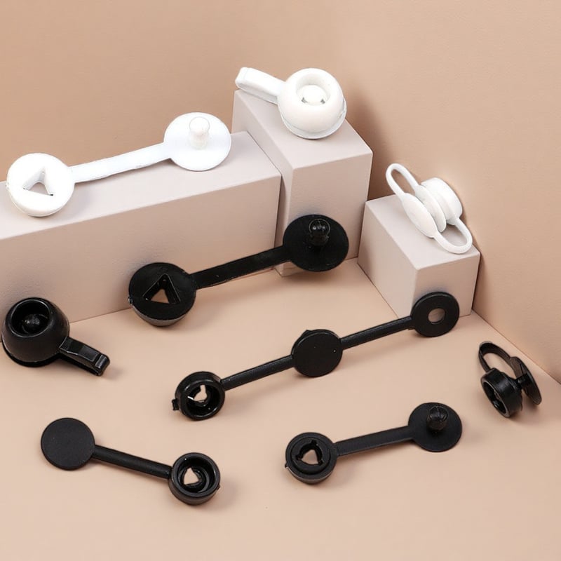 Антикрадна закопчалка с етикет и каишка за китката (пластмасова, щракващ бутон, Tammy)