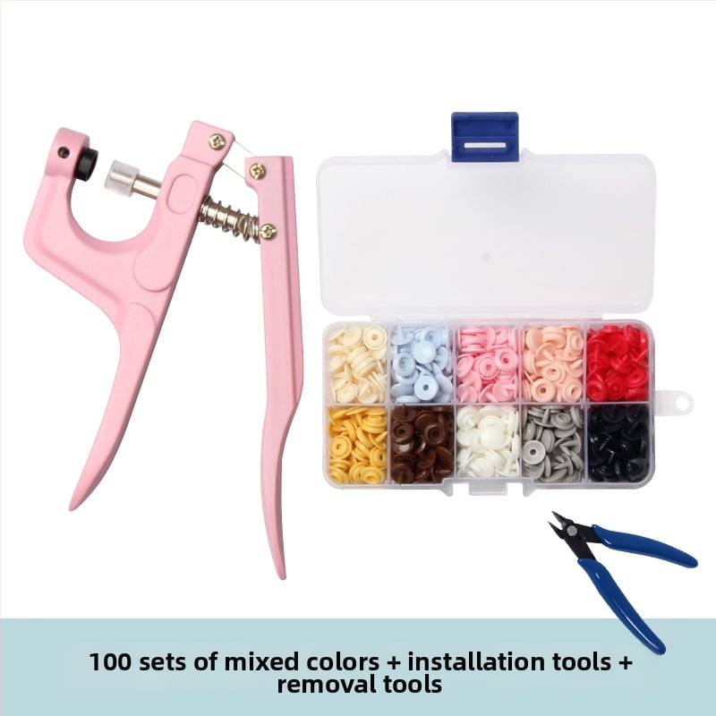 Смолени копчета със щракване за бебешки дрехи — структура: копче със щракване; материал: смола; приложение: ризи, раници и облекло; неутрална опаковка без марка