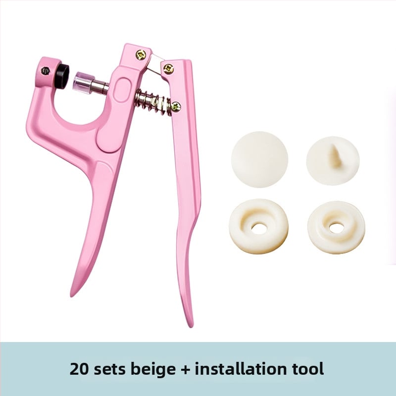 Смолени копчета със щракване за бебешки дрехи — структура: копче със щракване; материал: смола; приложение: ризи, раници и облекло; неутрална опаковка без марка