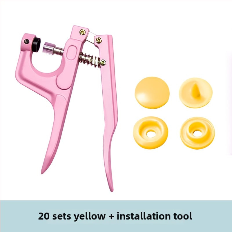 Смолени копчета със щракване за бебешки дрехи — структура: копче със щракване; материал: смола; приложение: ризи, раници и облекло; неутрална опаковка без марка