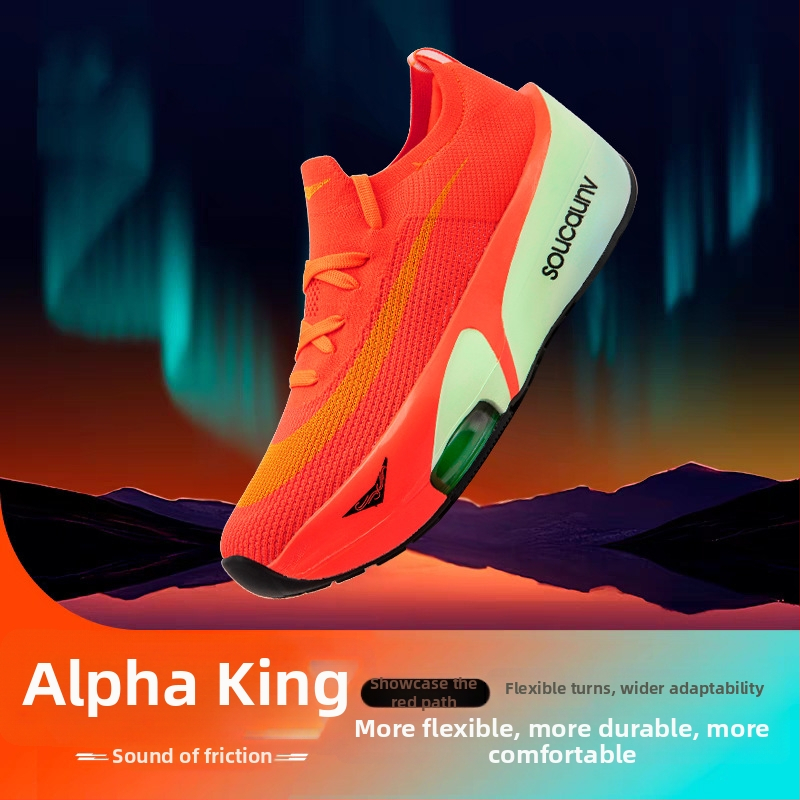 Pánske bežecké topánky Alpha 3 NK s sieťovaným horným dielom, PU stielka, PVC podrážka, nízky podpätok 1–3 cm, šnúrky