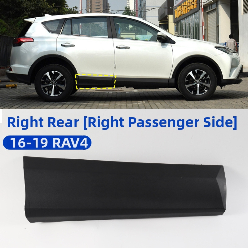 Dolný ochranný panel dverí a bočný prah pre Toyota RAV4 (2013–2023), ochrana proti poškriabaniu