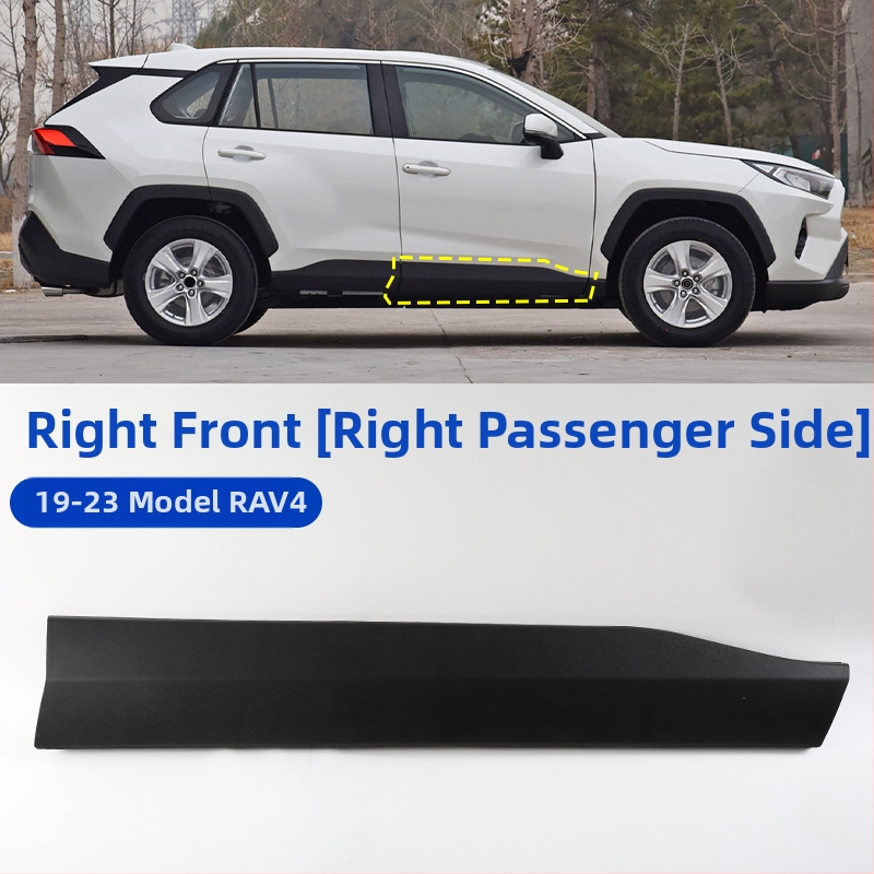 Dolný ochranný panel dverí a bočný prah pre Toyota RAV4 (2013–2023), ochrana proti poškriabaniu
