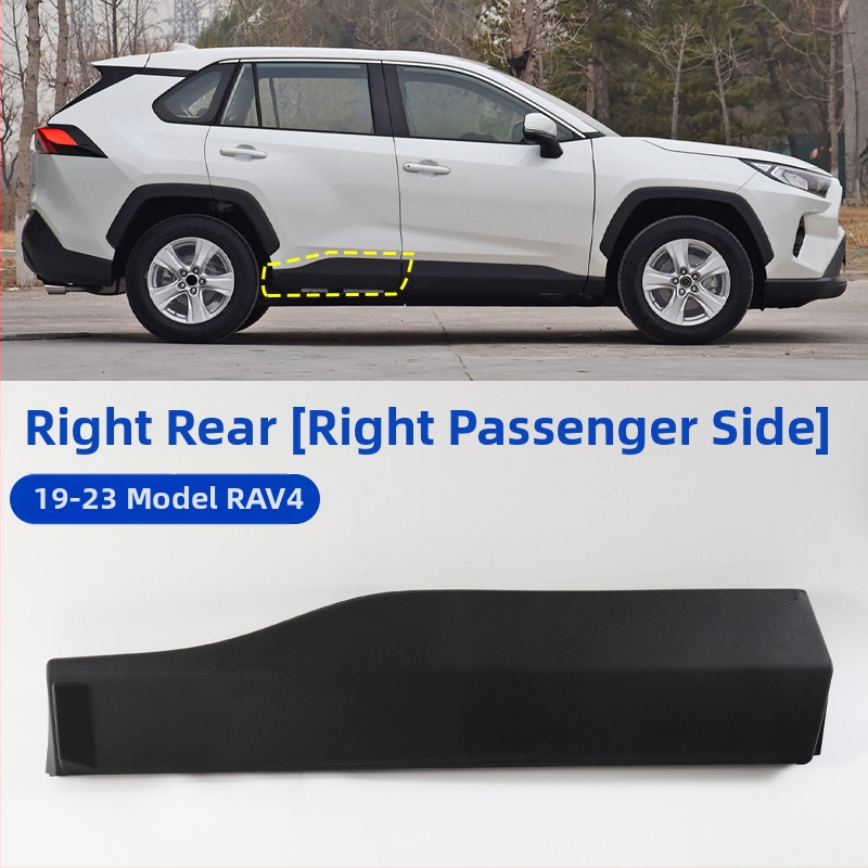 Dolný ochranný panel dverí a bočný prah pre Toyota RAV4 (2013–2023), ochrana proti poškriabaniu