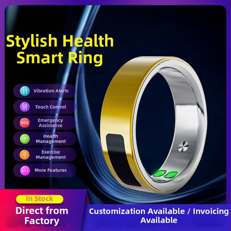 OHC T21 смарт пръстен с нивото на кислород в кръвта, пулс, HRV, следене на съня и калории