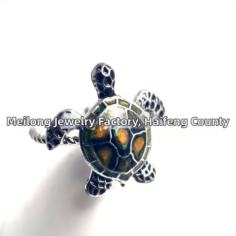 Varlės ausų klipsai – varis, karikatūrų stilius, lašinio aliejaus paviršius, 2024 vasaros leidimas