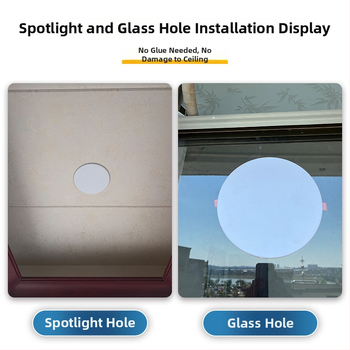 Capac decorativ circular pentru gaura de tavan pentru iluminat - ABS, diametru 94/134/185/230 mm, grosime perete 3 mm, marca Zhang Plastic