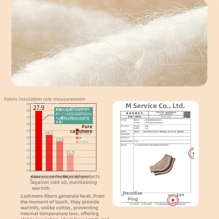 Коленна лента от кашмир за възрастни – нехлъзгаща се, защита на колянната става през есенно-зимния сезон