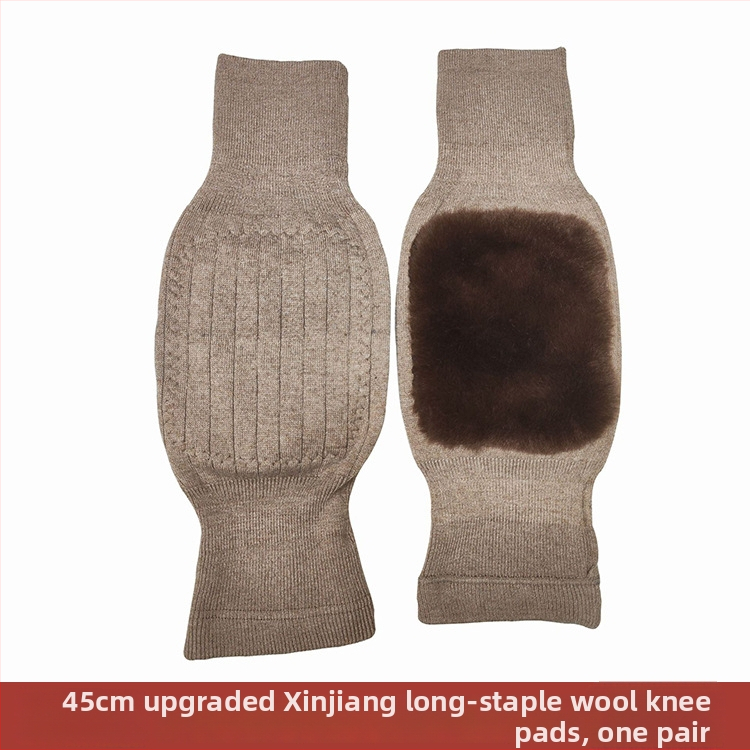 Коленна лента от кашмир за възрастни – нехлъзгаща се, защита на колянната става през есенно-зимния сезон