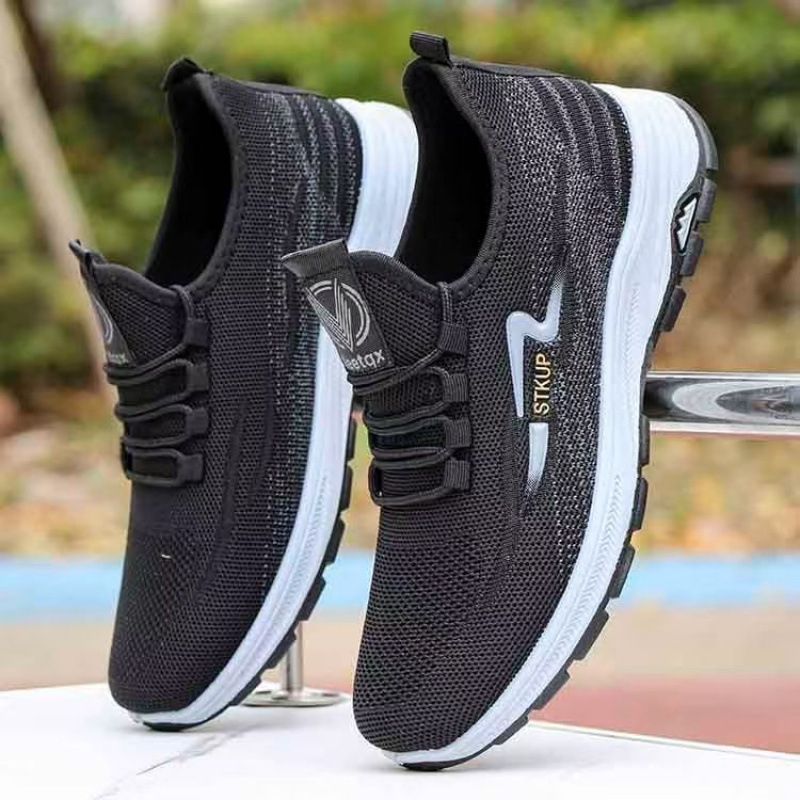 Unisex bateliai iš tinklinio viršaus, storas padas, raištelių užsegimas, EVA įdėklas