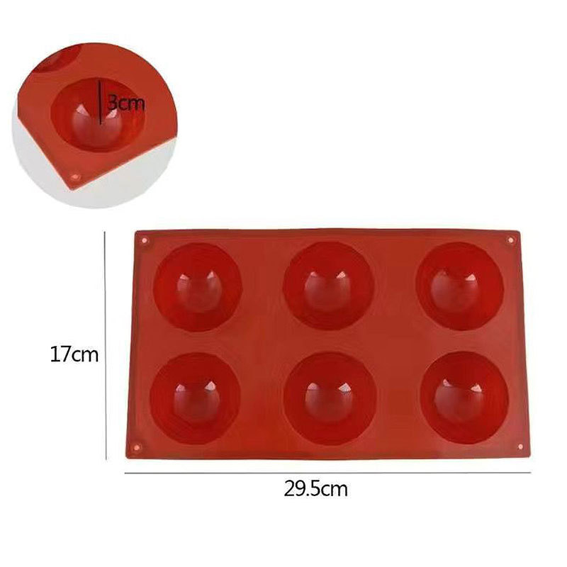 Silikonski kalupi za pečenje s različitim kuglastim i polukružnim oblicima – materijal: silikon; kategorija: kalupi za pečenje/torte; stil: moderni minimalistički; pakiranje: pojedinačno
