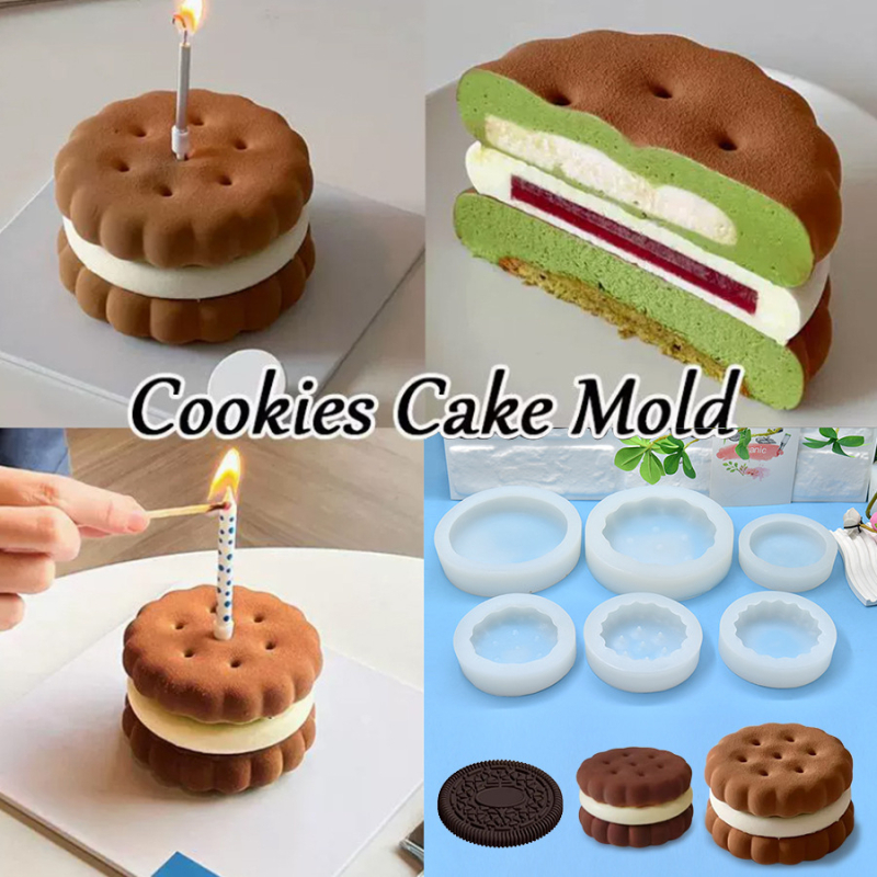 Silikonski kalup za tortu s emoji za DIY mousse i kekse – nepravilan oblik, kalup za pečenje