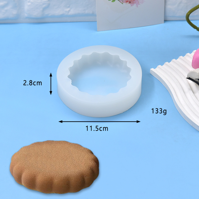Silikonski kalup za tortu s emoji za DIY mousse i kekse – nepravilan oblik, kalup za pečenje