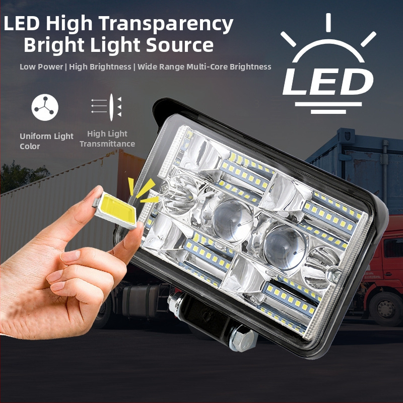 LED prednje svjetlo za terenska vozila s 4D lećom, 24V, 21W, vijek trajanja 8000h