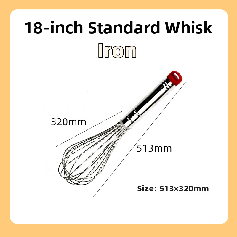 Kézi tojásfelverő 304 rozsdamentes acélból, kerek fogantyúval, Hongping márka, modern minimalista stílus