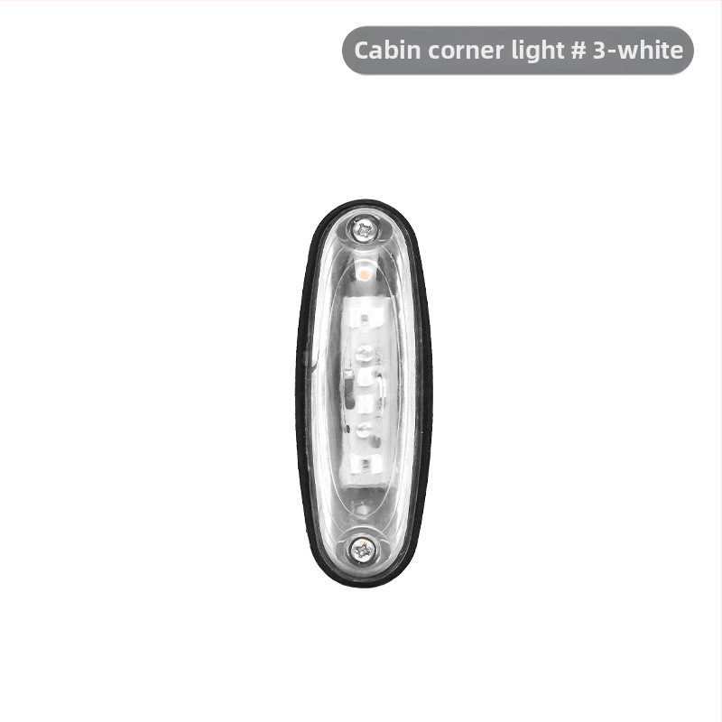 LED 24V šoninė šviesa krovininiams automobiliams ir priekaboms – elektroninė kontūro šviesa, tarnavimo laikas 5000 h, pritaikoma