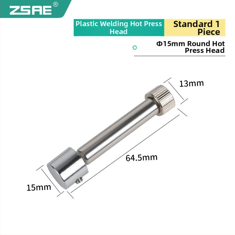 Karsēšanas preses galvas detaļa, modelis 936, pagarināta, kvadrātveida un apaļa rieva, plastmasas galva