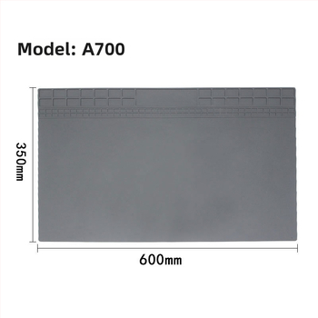 Mobilā tālruņa remontam darba paliktnis no silikona, siltuma izolācijas plāksne, modelis S150, biezums 5 mm, mīksta cietība