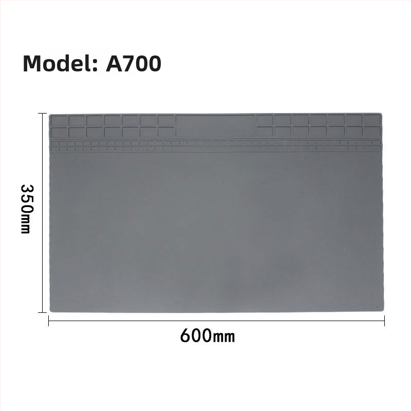 Mobilā tālruņa remontam darba paliktnis no silikona, siltuma izolācijas plāksne, modelis S150, biezums 5 mm, mīksta cietība