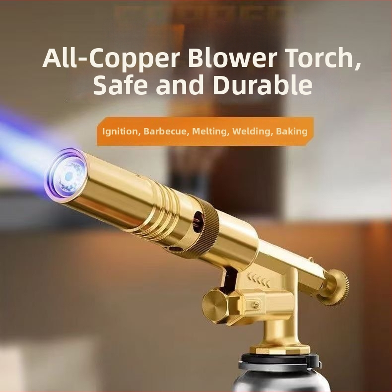 Vara galvas smidzināšanas pistole – daudzfunkcionāla liesmas smidzināšanas pistole mājas lietošanai, metināšanai un ārējai aizdedzei; maksimālais spiediens 10, maksimālais plūsmas ātrums 10, optimālais smidzināšanas attālums 10, strūmas platums 10, materiā