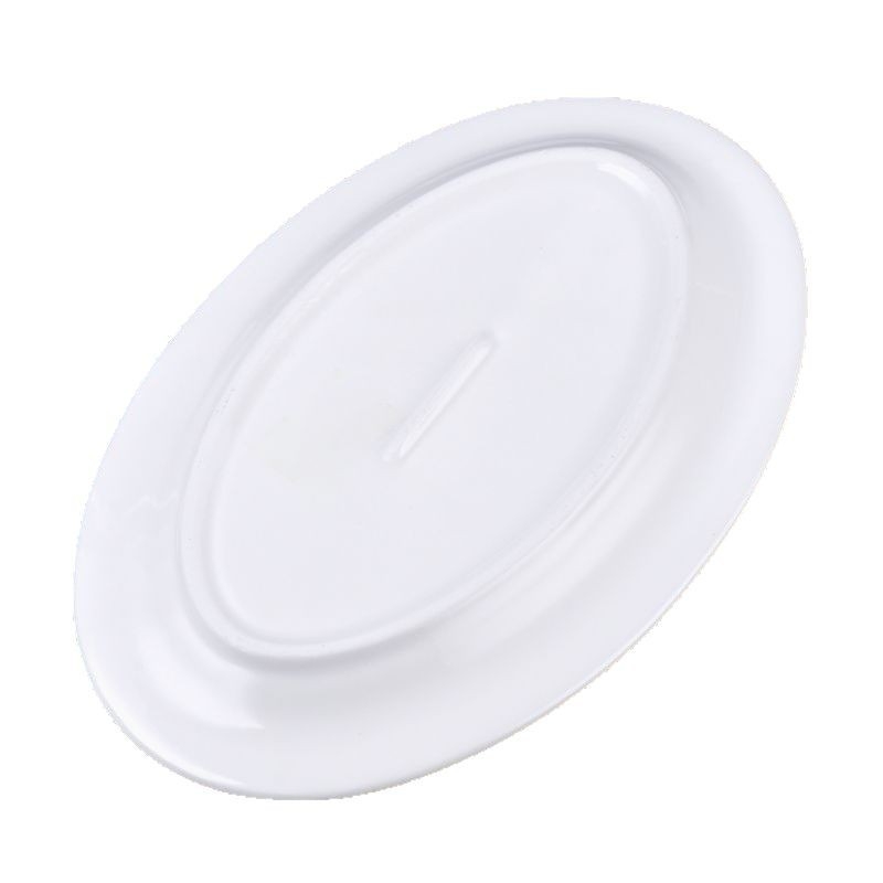 Tanij za ribu, keramika, ovalni oblik, moderan minimalistički stil, dekor pod glazurom