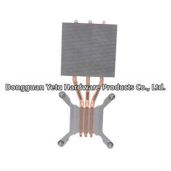 CPU hűtőradiátor All-in-One PC-hez, 3 hőcső, réz-alumínium-plasztikus felépítés, hidraulikus csapágyas ventilátor, 3000 RPM, csendes működés