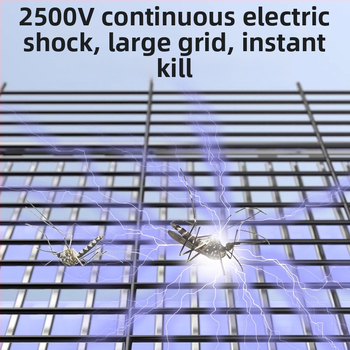 Elektromos szúnyogirtó lámpa, falra szerelhető, UV üvegcső, 41–60㎡ lefedettség, ABS-alumínium ház