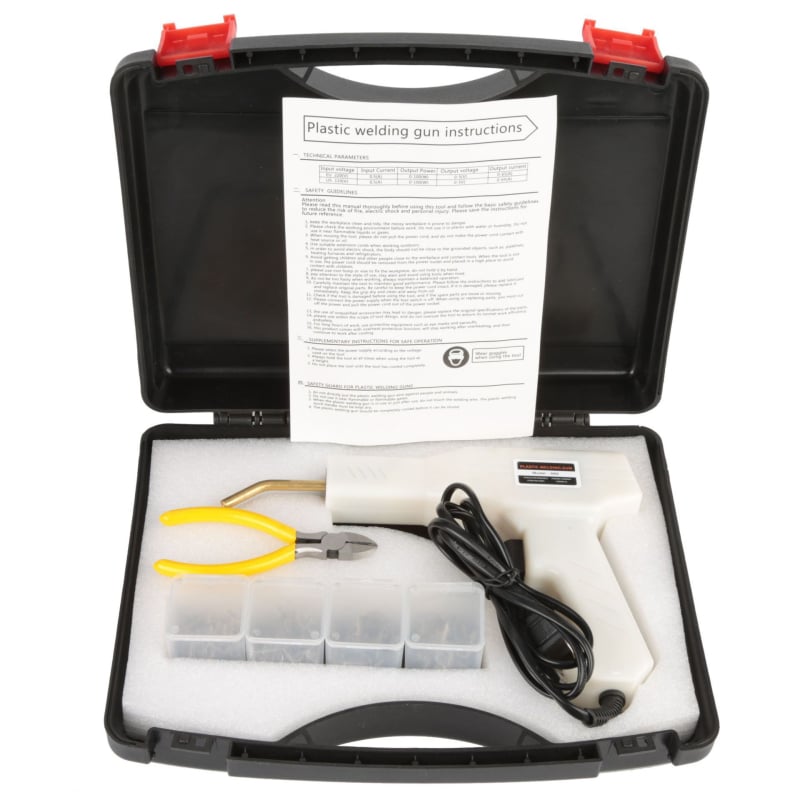 Automobilio buferio plasto suvirinimo purkštuvas — rankinis šildymo plastinio remonto įrankis, 220V