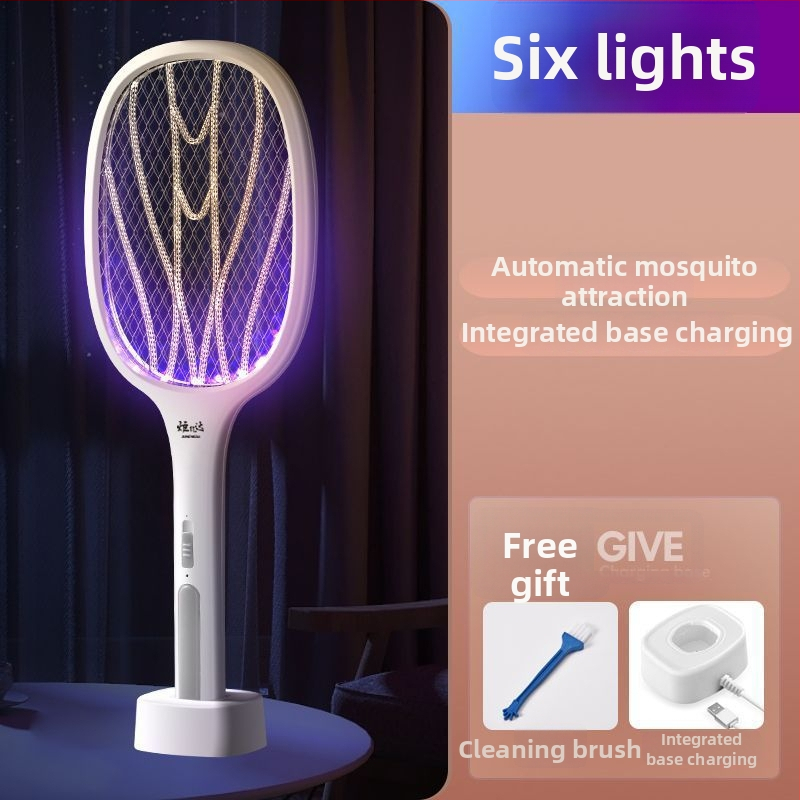 Elektromos szúnyogcsapó, 10 m²-es lefedettség, kézi elektromos gyilkos, nem toxikus, akkumulátor nélkül