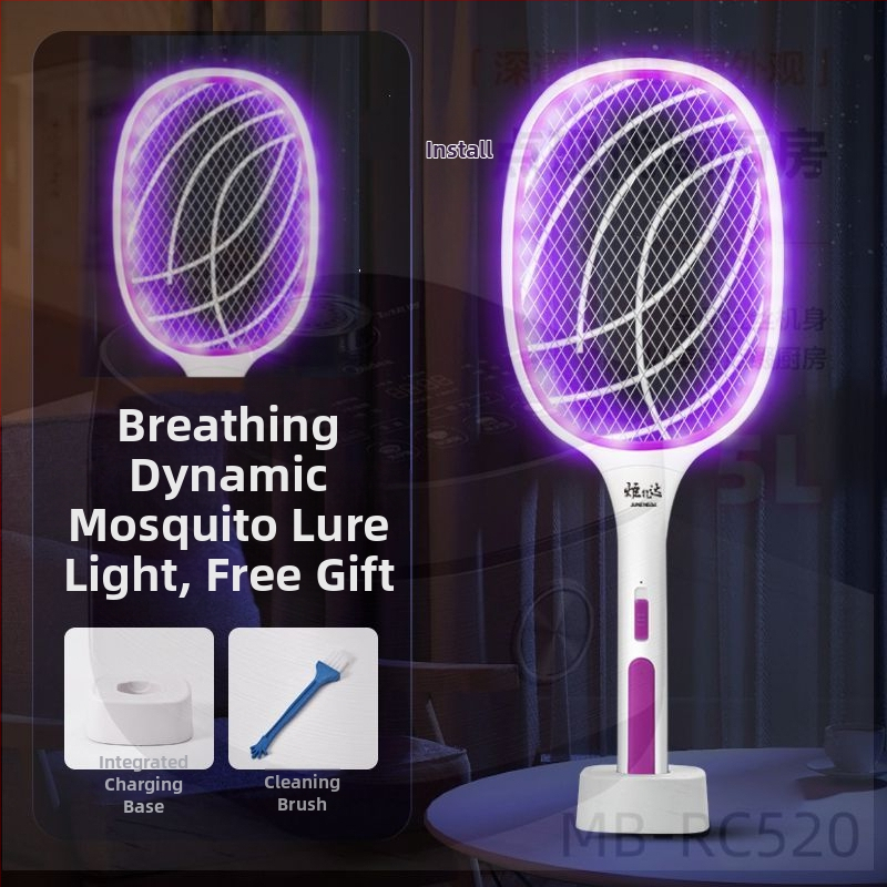 Elektromos szúnyogcsapó, 10 m²-es lefedettség, kézi elektromos gyilkos, nem toxikus, akkumulátor nélkül