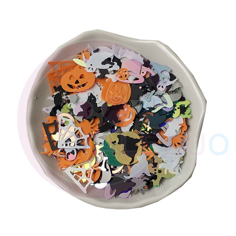 Zlatne PVC šljokice – Halloween serija, scenska kapa za kostim i DIY dodaci