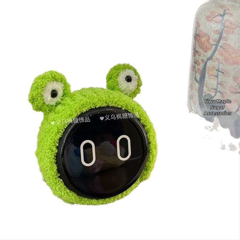 Plyšové zvieratko na hlavu pre auto dekoráciu - cartoon štýl, vzor malé zvieratá, vlna, ručné pletenie, jar 2025