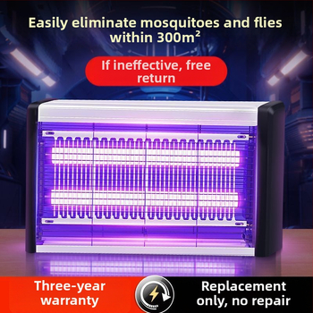 Szúnyogirtó lámpa cserélhető akkumulátorral, ötvözet burkolat, vízálló, 61 m² feletti lefedettség, akkumulátor élettartama több mint 12 óra