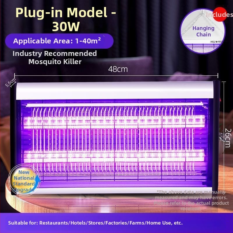 Szúnyogirtó lámpa cserélhető akkumulátorral, ötvözet burkolat, vízálló, 61 m² feletti lefedettség, akkumulátor élettartama több mint 12 óra