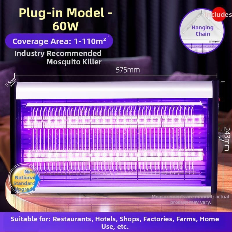 Szúnyogirtó lámpa cserélhető akkumulátorral, ötvözet burkolat, vízálló, 61 m² feletti lefedettség, akkumulátor élettartama több mint 12 óra