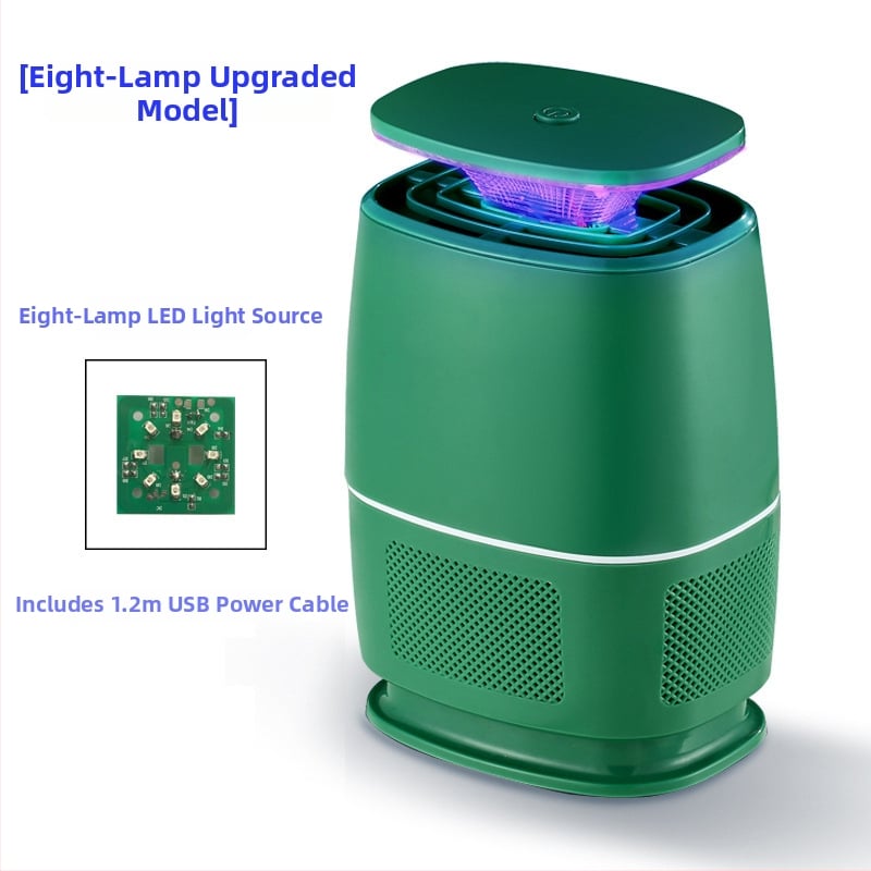 Elektromos szúnyogölő plug-in lámpa – Beltéri használatra, 21–30 m² lefedettség, LED háló, ABS