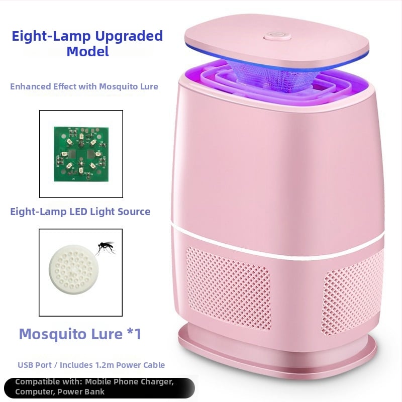 Elektromos szúnyogölő plug-in lámpa – Beltéri használatra, 21–30 m² lefedettség, LED háló, ABS