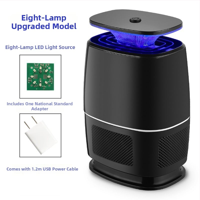 Elektromos szúnyogölő plug-in lámpa – Beltéri használatra, 21–30 m² lefedettség, LED háló, ABS