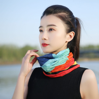 Jie Meifei Movement Πολυεστέρας Ριγέ Αθλητικό Καπέλο-Μαντήλι για Γυναίκες – Προστασία από τον Ήλιο