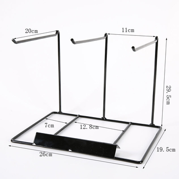 Asztali ékszertartó – nedvességálló, PP anyag, fülbevaló-tároló