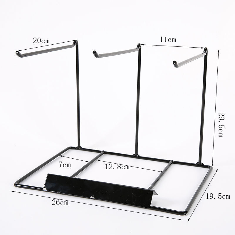 Asztali ékszertartó – nedvességálló, PP anyag, fülbevaló-tároló