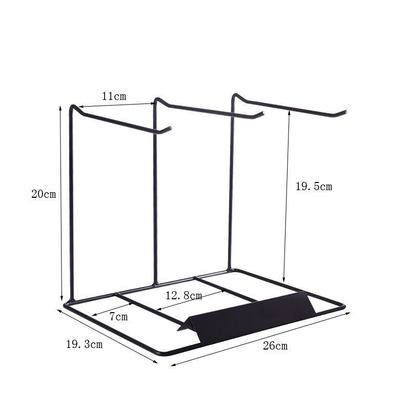 Asztali ékszertartó – nedvességálló, PP anyag, fülbevaló-tároló