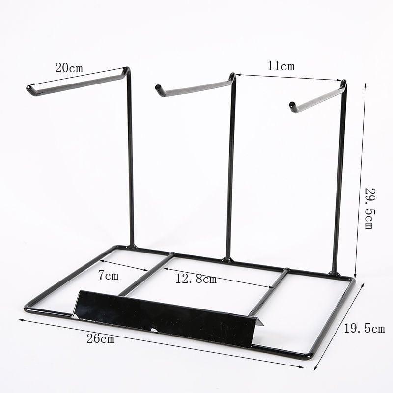 Asztali ékszertartó – nedvességálló, PP anyag, fülbevaló-tároló