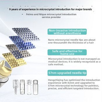 Instrument de îngrijire a pielii cu microcristale de apă Interstellar Water-Light, infuzie cu micro-ace neinvazive nano-chip — portabil, baterie 500–800 mAh, IPx0, utilizare casnică