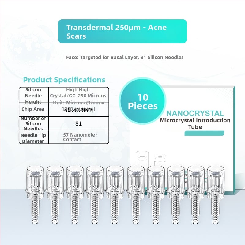 Instrument de îngrijire a pielii cu microcristale de apă Interstellar Water-Light, infuzie cu micro-ace neinvazive nano-chip — portabil, baterie 500–800 mAh, IPx0, utilizare casnică