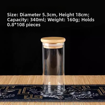 Üveg ékszerbemutató doboz, porálló, kínai stílusú, modell 1003888858